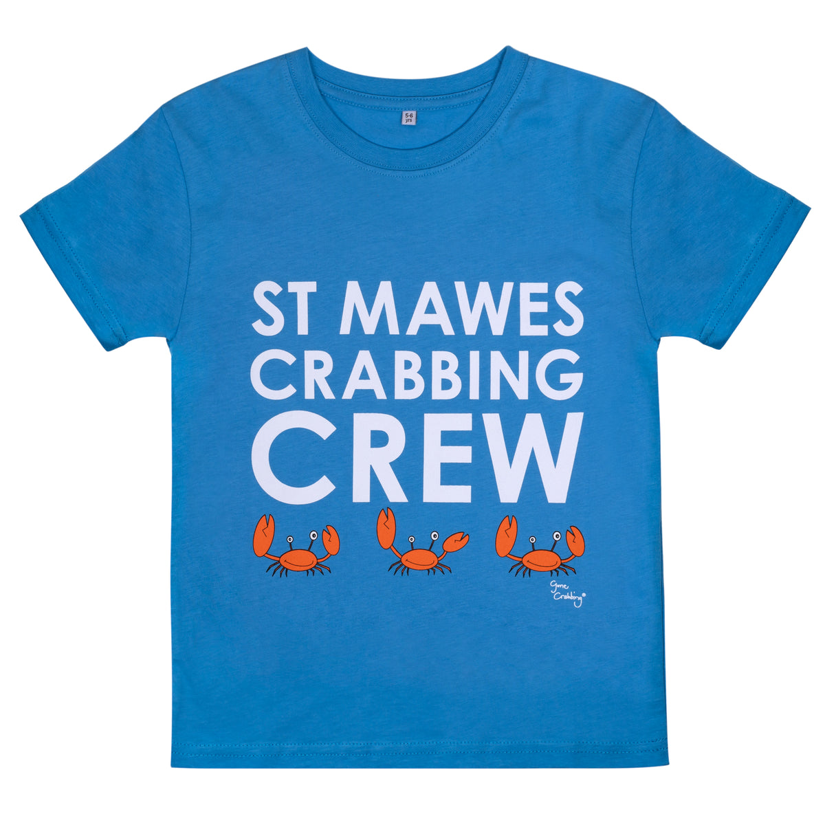 St Mawes Crabbing Crew T-shirt - Sailor Blue – Fudge and More